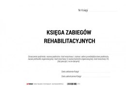 Księga Zabiegów Rehabilitacyjnych A4 - 100 kart