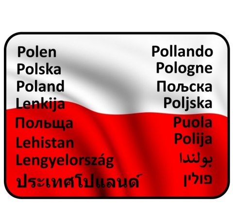 Naklejka POLSKA Naklejka POLSKA