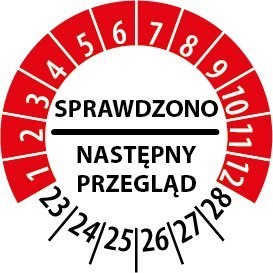 Naklejka inspekcyjna, kontrolka 20 mm / 108 szt. Naklejka inspekcyjna, kontrolka 20 mm / 108 szt.