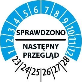 Naklejka inspekcyjna, kontrolka 20 mm / 108 szt. Naklejka inspekcyjna, kontrolka 20 mm / 108 szt.