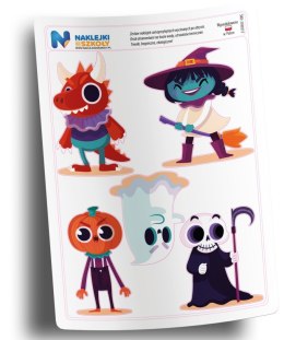 Naklejki Halloween - zestaw 5 sztuk