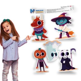 Naprasowanki Halloween - zestaw 5 sztuk