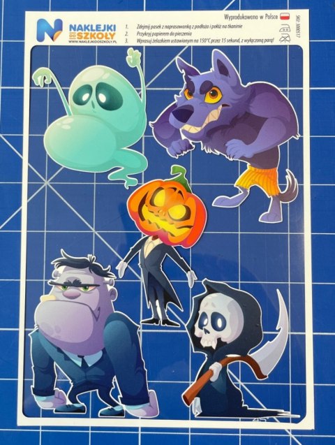 Naprasowanki Halloween - zestaw 5 sztuk Naprasowanki Halloween - zestaw 5 sztuk