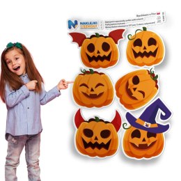 Naprasowanki dynia Halloween - zestaw 6 sztuk