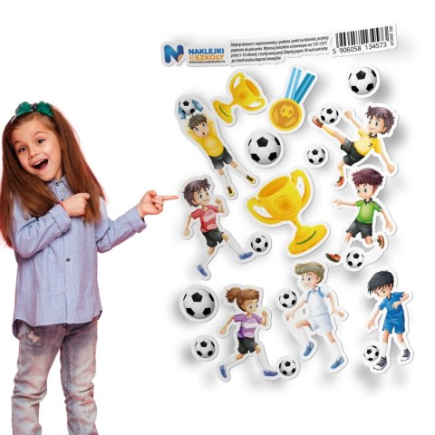 Naprasowanki futbol, piłka nożna - zestaw 15 sztuk Naprasowanki futbol, piłka nożna - zestaw 15 sztuk
