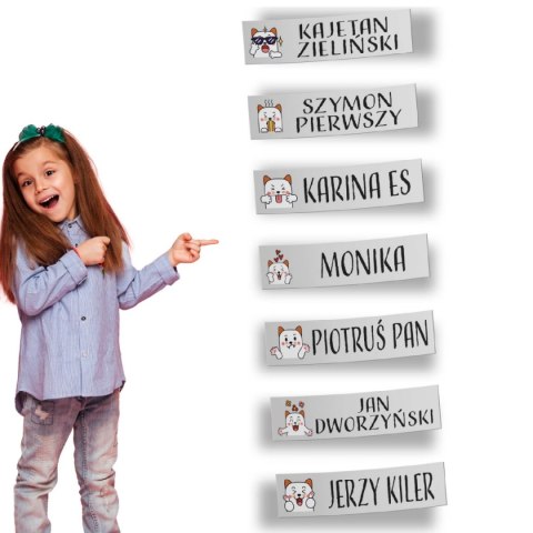 Naprasowanki imienne, imienniki - 48 sztuk Naprasowanki imienne, imienniki - 48 sztuk