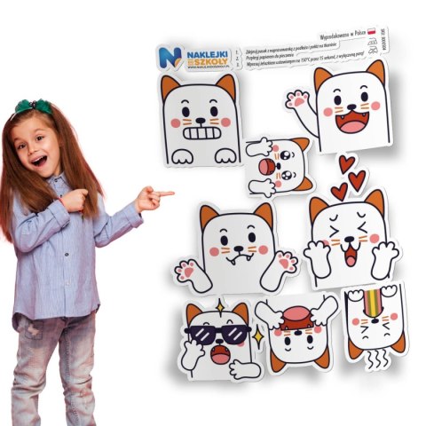 Naprasowanki z kotami - zestaw 8 sztuk Naprasowanki z kotami - zestaw 8 sztuk