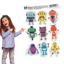 Naprasowanki z robotami - zestaw 9 sztuk