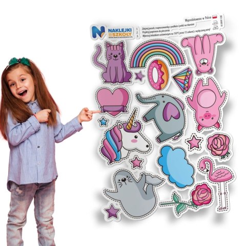 Naprasowanki ze zwierzętami - zestaw 19 sztuk Naprasowanki ze zwierzętami - zestaw 19 sztuk