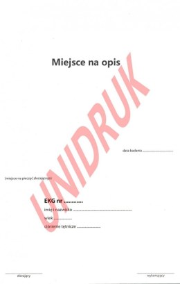 Opisowy wynik EKG - druk