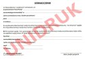 Oświadczenie o upoważnieniu do informacji o stanie zdrowia - druk