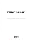 Paszport techniczny urządzenia medycznego A5