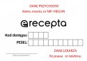 Potwierdzenie wydania e-recepty - druk