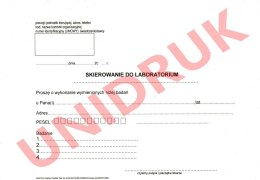 Skierowanie do laboratorium - druk