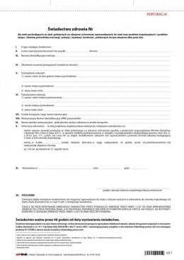 Świadectwo zdrowia dla świń - obszar ochronny - kopulacyjne A4