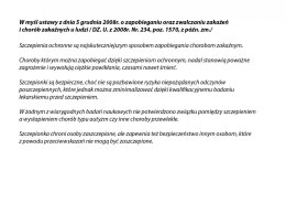 Wezwanie na szczepienie dziecka - druk
