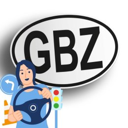 Naklejka na samochód Gibraltar - GBZ