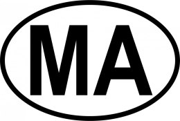 Naklejka na samochód Maroko - MA
