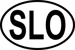 Naklejka na samochód Słowenia - SLO