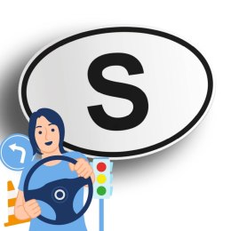 Naklejka na samochód Szwecja - S