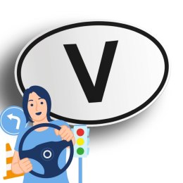 Naklejka na samochód Watykan - V