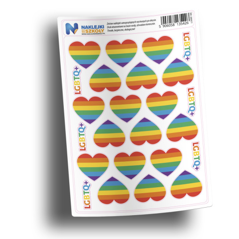 Naklejki LGBTQ zestaw 24 sztuk Naklejki LGBTQ zestaw 24 sztuk