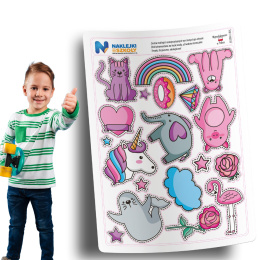 Naklejki ze zwierzętami - zestaw 19 sztuk