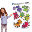 Naprasowanki ze smokami - zestaw 12 sztuk Naprasowanki ze smokami - zestaw 12 sztuk