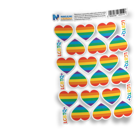 Naprasowanki tęczowe LGBTQ - zestaw 24 sztuk Naprasowanki tęczowe LGBTQ - zestaw 24 sztuk