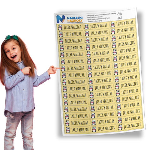Naprasowanki imienne, imienniki - 48 sztuk Naprasowanki imienne, imienniki - 48 sztuk