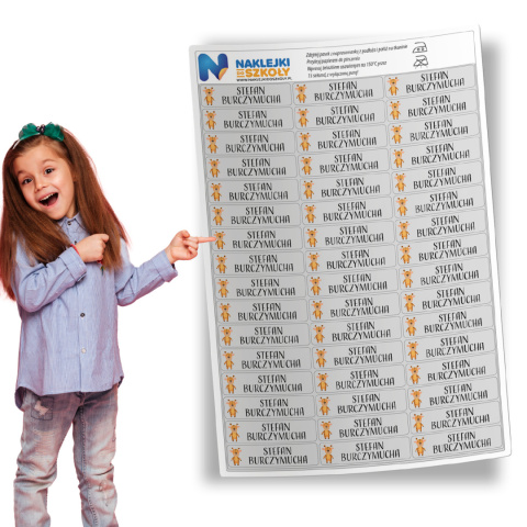 Naprasowanki imienne, imienniki - 48 sztuk Naprasowanki imienne, imienniki - 48 sztuk