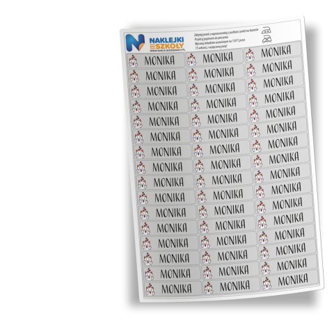 Naprasowanki imienne, imienniki - 48 sztuk Naprasowanki imienne, imienniki - 48 sztuk