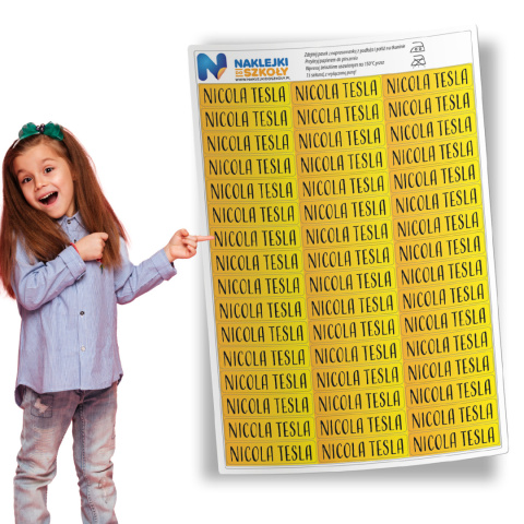 Naprasowanki imienne, imienniki - 48 sztuk Naprasowanki imienne, imienniki - 48 sztuk