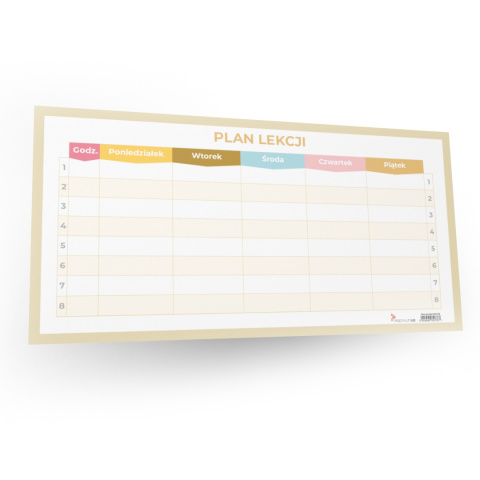 PLANER PLAN LEKCJI PASTELOVE PLANER PLAN LEKCJI PASTELOVE