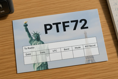 Projekt karty QSL Projekt karty QSL