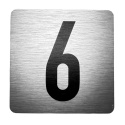 Tabliczka na drzwi 8x8 cm - numer 6