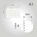 Planer ścienny szkolny kalendarz 2026/2027 A1 suchościeralny TĘCZA