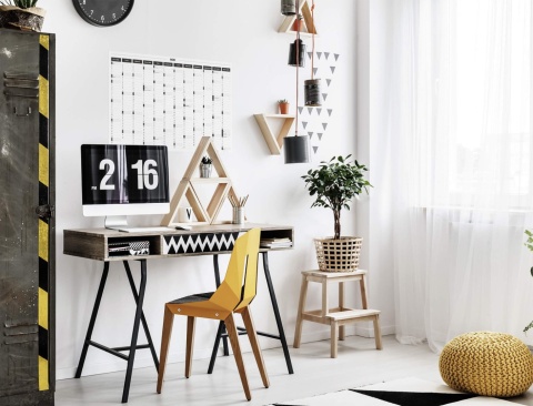 Samoprzylepny Planer ścienny kalendarz 2027 A0 suchościeralny TĘCZA