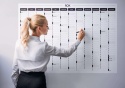 Samoprzylepny Planer ścienny kalendarz 2027 B0 suchościeralny B&W