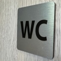 Tabliczka 8x8 cm - WC damski
