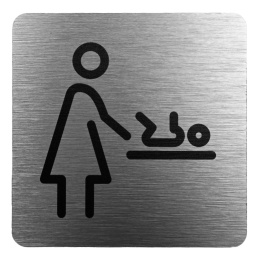 Tabliczka 8x8 cm - kącik do przewijania dziecka