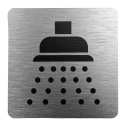 Tabliczka 8x8 cm - prysznic
