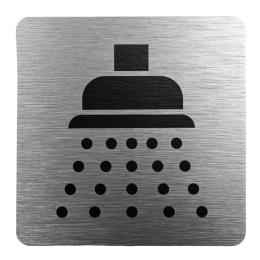 Tabliczka 8x8 cm - prysznic