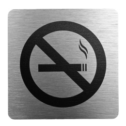 Tabliczka 8x8 cm - zakaz palenia