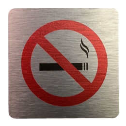 Tabliczka 8x8 cm - zakaz palenia