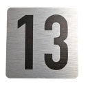 Tabliczka na drzwi 8x8 cm - numer 13