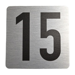 Tabliczka na drzwi 8x8 cm - numer 15