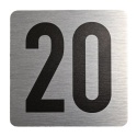 Tabliczka na drzwi 8x8 cm - numer 20