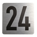 Tabliczka na drzwi 8x8 cm - numer 24