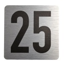 Tabliczka na drzwi 8x8 cm - numer 25